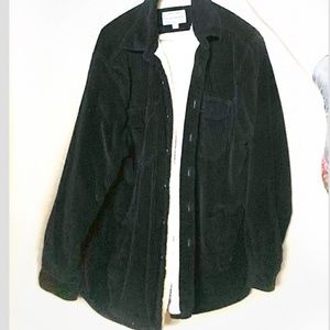 Men’s Black High Sierra Corduroy Sherpa Lined Jacket